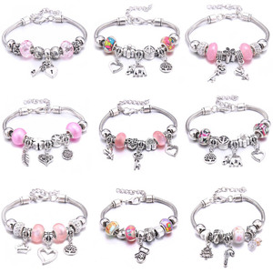 Wholesale Crystal Cut Glass Bead <b>Bracelets</b>, Diamond Accent Charm Bangle, Fashion Hand Jewelry Ornaments for Women Ladies Daily P - Product Image 1