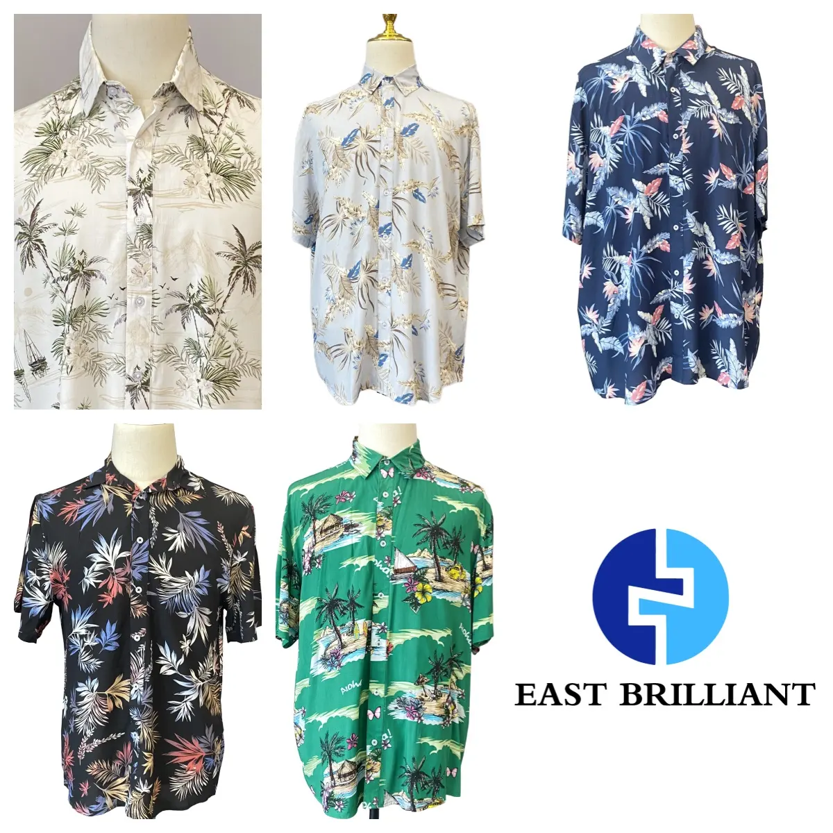 2024 Summer Colorful Hot Selling Quick Dry Shirt for Men Beach Holiday Men's Short Sleeve Hawaiian Casual Shirt