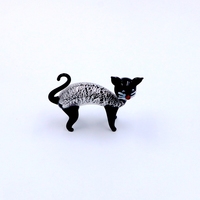 Élégant Murano Verre Figurine de Chat En Gros