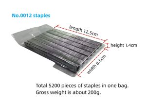 <span class=keywords><strong>Grapadora</strong></span> automática de alta resistencia, grapadoras eléctricas de doble cabezal para hoja de papel, tarjeta de regalo, libro, peine, encuadernación, máquina de coser - Product Image 3