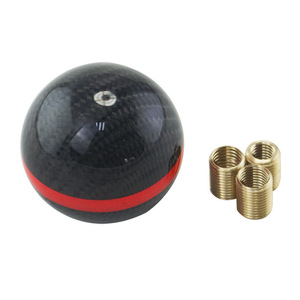 Pomo de palanca de cambios de fibra de carbono M8 M10 M12 universal para coches japoneses, diseño ergonómico - Product Image 1