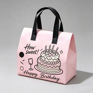 Sacs isothermes personnalisés réutilisables pour gâteaux et repas, sacs non tissés, sacs isothermes pour la livraison de nourriture, la boulangerie, les emballages à emporter - Product Image 4