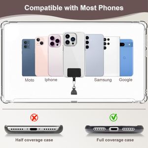 <b>Clip</b> Go Phone Strap Zipper Pouch-Stylish Crossbody Adjustable Chain Lanyard Leather Wallet Anti-Slip Washable Customizable Size - Product Image 6