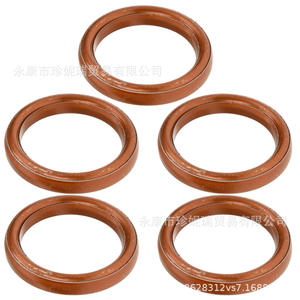 Joint d'échappement en cuivre Zhen Nirui 32 mm pour moto tout-terrain, pièces de réparation et d'entretien, marron - Product Image 2