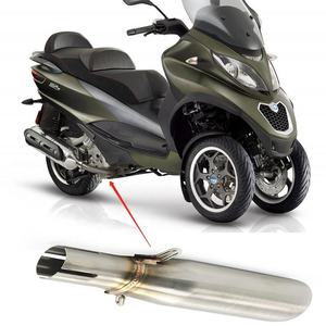 Tubo di Scarico Moto Sezione Centrale da 50,8 mm Adatto per Piaggio MP3 <span class=keywords><strong>300</strong></span> X10 250 <span class=keywords><strong>Beverly</strong></span> 125 - Product Image 3
