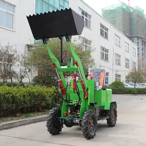 Mini Theo Dõi Loader Diesel Nhỏ Máy Kéo Với Front End Loader