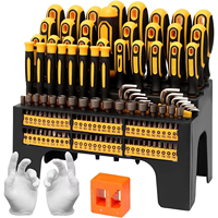 Kit d'outils manuels 131 pièces avec embouts magnétiques pour tournevis, outils à main pour réparation automobile, boîte à outils, Chine