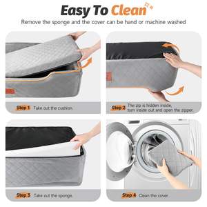 Asiento de Coche para Perro Desmontable, Cama para Mascotas con Correa de Seguridad, Diseño Personalizado, Lavable, Antideslizante, Portátil para Asiento Trasero, Bolso, Sofá - Product Image 6