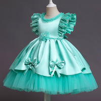 Robes d'Été de Fête pour Enfants Filles, Robe de Baptême pour Bébé Fille, Vêtements d'Anniversaire et de Mariage, Costume de Princesse pour Enfants