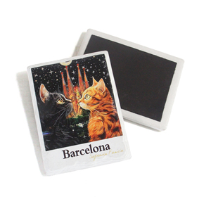 Imán de Refrigerador 3D de Cerámica con Diseño Arquitectónico de la Sagrada Familia de <span class=keywords><strong>Barcelona</strong></span> Pintado a Mano, Recuerdo Turístico - Product Image 3