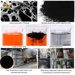 Factory Supply Decoloration Powder Activated Carbon