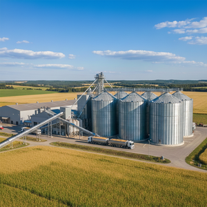 Silo à fond plat économique et de qualité pour le stockage des céréales, destiné aux usines, fermes commerciales, lignes d'alimentation ou moulins à farine - Product Image 3