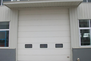 Portail pliant sectionnel pour <span class=keywords><strong>garage</strong></span> de villa, automatique, en verre, pour piétons, en alliage d'aluminium, anti-effraction, à vue complète, <span class=keywords><strong>avec</strong></span> petite <span class=keywords><strong>porte</strong></span> - Product Image 5