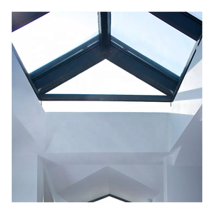 Kaca gaya kontemporer piramida langit surya bingkai penutup jendela atap lampu langit-langit listrik - Product Image 6