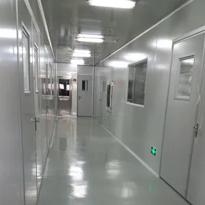 Sınıf 100 modüler Iso 7 temiz oda toz ücretsiz Hepa filtre ile özelleştirilmiş taşınabilir hava temiz oda