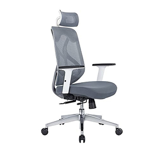 Silla de Oficina Ergonómica con Ruedas Giratorias, Tapizada en Malla Transpirable, Ajustable en Altura, Diseño Ejecutivo y Moderno - Product Image 1