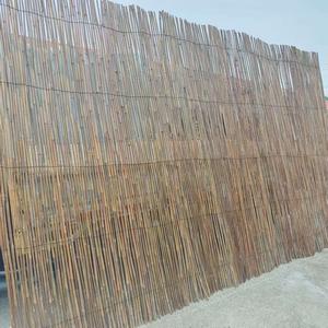 Clôture en <span class=keywords><strong>bambou</strong></span> tressé carbonisé pour extérieur 2,5m x 3m, facilement assemblable pour la décoration et la vente en gros - Product Image 1