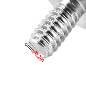 Tuerca de montaje para asiento, acero inoxidable, fácil de agarrar, liberación rápida, apto para <span class=keywords><strong>Fatbob</strong></span>/Ultra Glide/Touring - Product Image 5