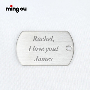 Plaques <span class=keywords><strong>d</strong></span>'<span class=keywords><strong>identification</strong></span> personnalisées pour animaux de compagnie, gravure laser, sublimation, plaques vierges pour chats et chiens, plaques rectangulaires vierges pour chiens, gravure laser - Product Image 4