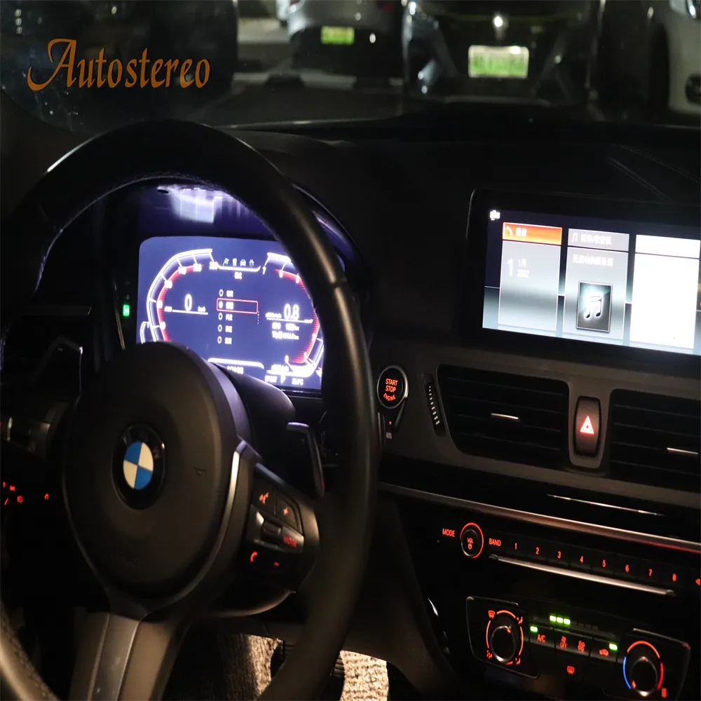 Groupe numérique Cockpit virtuel M Sport pour BMW 1 F20 F21 2 F45 X1 F48 voiture lecteur multimédia tableau de bord compteur de vitesse écran 12.3