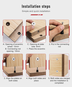 Cerradura <span class=keywords><strong>de</strong></span> Leva para Muebles <span class=keywords><strong>de</strong></span> Acero Inoxidable, Mini Conector <span class=keywords><strong>de</strong></span> Unión <span class=keywords><strong>de</strong></span> Cierre Suave, Pernos Zincados para Uso en Comedor, Cocina y Hotel - Product Image 4