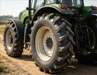 Pneu de tracteur agricole solide 13.6-28 23.1x26 pour usage industriel, marque OEM, garantie 1 an, prix abordable