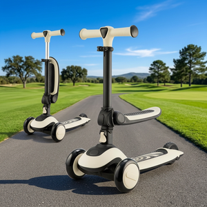 <span class=keywords><strong>Kinderkraft</strong></span> Halley Big Kid Scooter 2-in-1 50kg Tragkraft Aluminiumrahmen Polyurethan-Räder Klappbarer Sitz Höhenverstellbar - Product Image 5