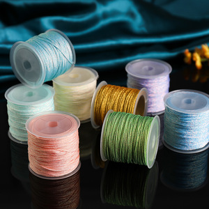 Chameleon Jade <b>Thread</b> 0.8mm Polyester Hand Woven <b>Thread</b> For DIY Pendant Making Accessory String Small Size <b>Beading</b> Supplies - Product Image 2