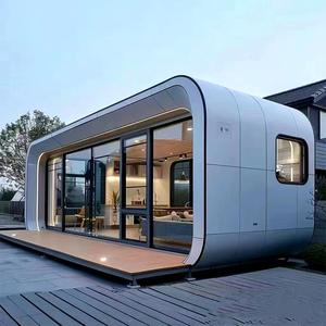 Casa Contenedor Prefabricada de Lujo Ecológica para Exteriores, Cápsula Tipo Apple, Prefabricada, Modular, Expandible, Oficina, Edificio, Centro Comercial - Product Image 6