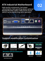 Fábrica 23,6 "Gabinete CNC integrado Máquina de control táctil industrial Sistema de ventanas Pantalla táctil óptica Panel industrial Pc