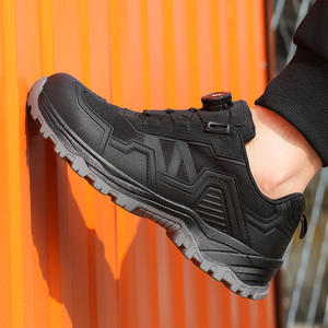 ZG-925 thiết kế mới Oxford vải + kpu trên giày an toàn thể thao, chống trượt xoay nút an toàn Giày người đàn ông da đen mặc kháng - Product Image 4