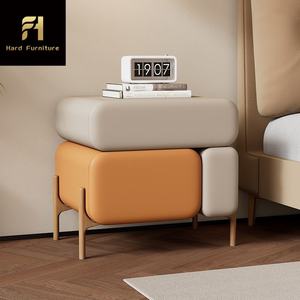 โต๊ะข้างเตียงไม้เนื้อแข็งสไตล์ครีม ปี 2026 ตู้เก็บของขนาดเล็กสำหรับอพาร์ทเม<span class=keywords><strong>น</strong></span>ต์ ห้อง<span class=keywords><strong>น</strong></span>ั่งเล่<span class=keywords><strong>น</strong></span> และโรงแรม - Product Image 4