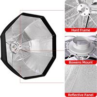 Godox SB-UE 80cm Softbox parapluie octogonal portable avec monture Bowens pour flash de studio Godox DE300 DE400 SK300 SK400