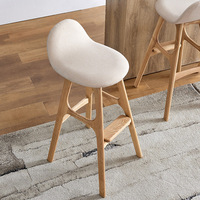 Tabouret de Bar de luxe moderne extérieur métal bois cuisine cuir velours chaise de Bar tabouret en bois comptoir hauteur tabouret de Bar pour cuisine