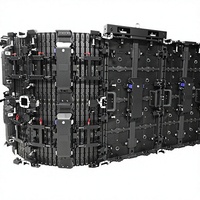Pantalla LED de Alquiler 500x500 con Gabinete Flexible, Mantenimiento Frontal, Conexión Firme y Molde Privado