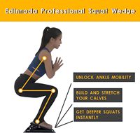 Wellshow Sport Planche inclinée réglable en acier, antidérapante et durable, pour squats, yoga et étirements des mollets