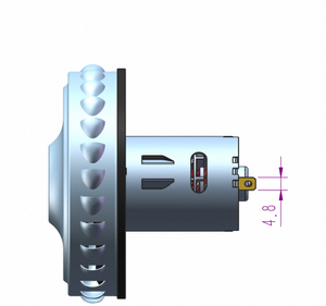 Mutochi มอเตอร์ไฟฟ้ากระแสตรงแบบมีแปรงถ่าน555-85เครื่องดูดฝุ่นแบบเปียก/แห้งเกรดอุตสาหกรรมแบตเตอรี่20V/ใช้ซ้ำได้สำหรับครัวเรือน - Product Image 2