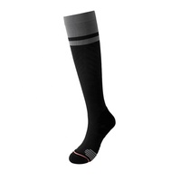 Chaussettes de compression multifonctionnelles colorées pour femmes, motif à carreaux, bas de genou pour la course à pied, le sport et le cyclisme-Techniques sans couture