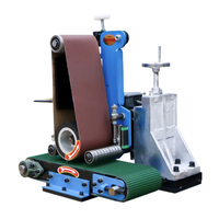 Petite machine de polissage de bureau, moteur 2,2 kW, largeur du convoyeur 120 W 10 cm, épaisseur 15 cm, polisseuse de surface pour plaques métalliques plates 0-11 cm