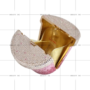 Women Bottle Rhinestone Evening <b>Bag</b> Sparkling Cup Style <b>Crystal</b> Clutch Party Cocktail Handbag Purse - Product Image 6
