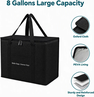 Sac isotherme pliable en toile non tissée imperméable avec logo, en aluminium, pour pique-nique et livraison de nourriture