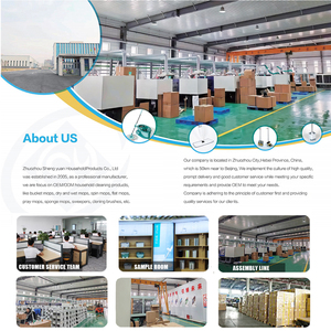 Chổi lau nhà tự vắt xoay 360 độ, chất liệu microfiber thần kỳ, đầu tròn, cán inox và xô đựng nước - Product Image 6