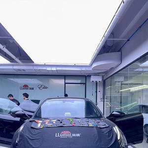 Caisson lumineux de plafond de LED de haute luminosité de cadre en aluminium de rectangle de film mou pour la publicité d'affichage de voiture et l'éclairage de beauté - Product Image 4