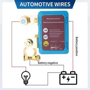 Interrupteur de déconnexion de batterie à commande à distance 12V 240A, coupure automatique pour voiture, camion, camping-car - Product Image 6