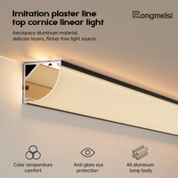 Nuevo Perfil de Aluminio para Tiras LED, Perfil LED para Techo, Resistente al Agua, para Empotrar en Yeso