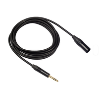 Nouveau câble audio professionnel en gros, XLR femelle, blindage tressé durable, adapté au son en direct