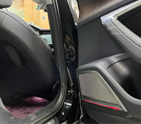 Couverture de haut-parleur métallique lumineuse 12V pour Audi A6 LA7L Q5 Q7 Q8 avec éclairage d'ambiance multicolore synchronisé pour l'intérieur de la voiture