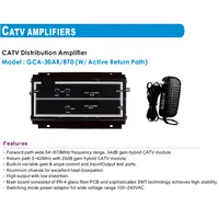 Amplifier Distribusi Sinyal CATV 2 Arah AV Audio/Video Pabrikan Profesional