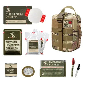 Medresq Factory Direct Individuelles Blutung kontroll kit, IFAK-Trauma-Kit, Erste-Hilfe-Nachfüllset mit Tourniquet, hä mosta tisch