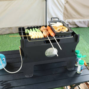 Parrilla Portátil para Exteriores, de <span class=keywords><strong>Gas</strong></span>/Carbón, Fácil de Montar, Moderna, de Acero Inoxidable, Plegable, para Barbacoa de Propano - Product Image 4